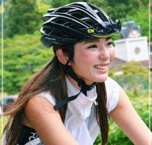 福田萌子，ロードバイク，画像