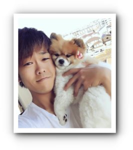 松下ジュート，芸人，愛犬、画像